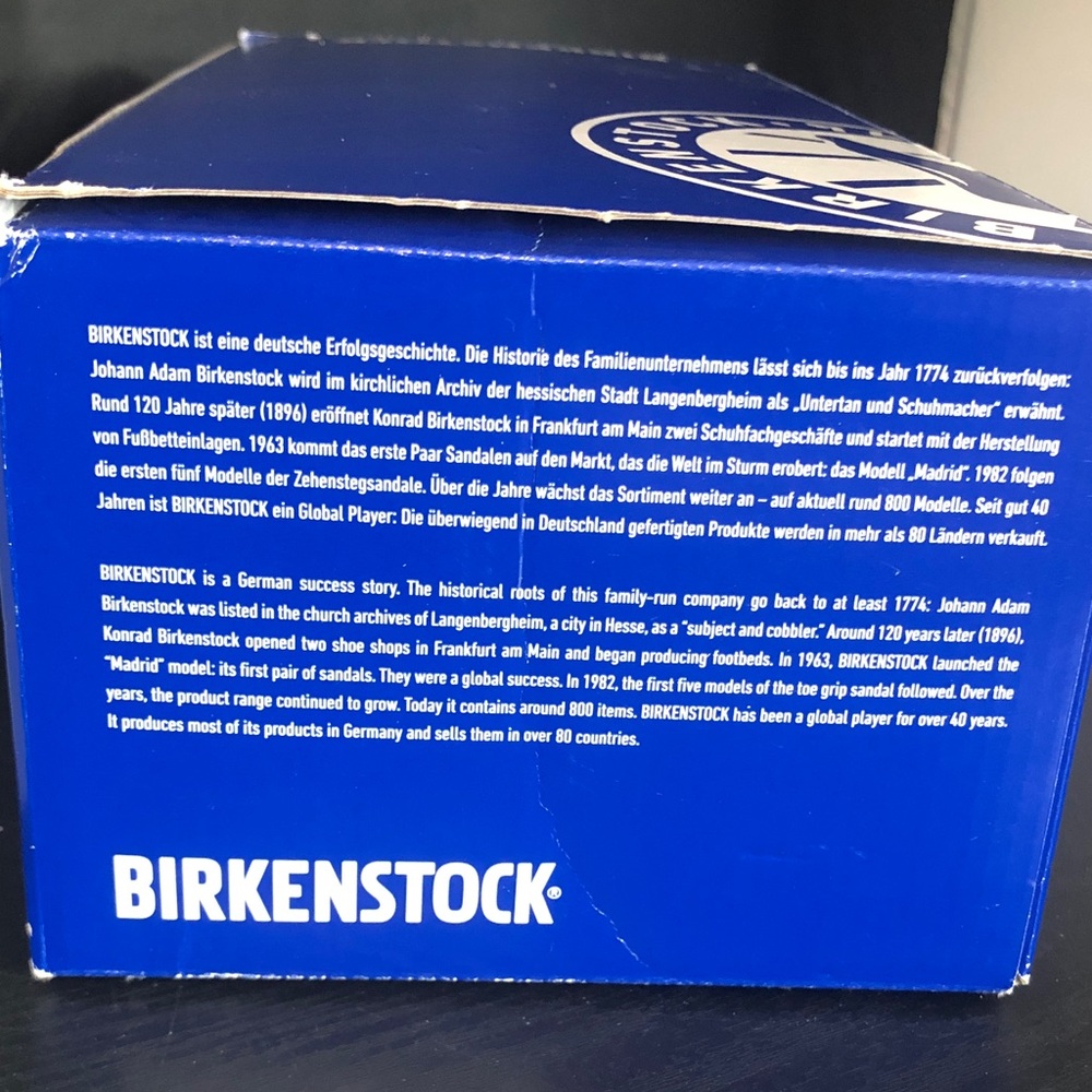 Birkenstock Brown Suede Footbed Sandals - Picture 14 of 16